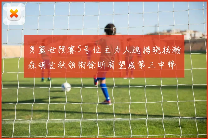 男篮世预赛5号位主力人选揭晓杨瀚森胡金秋领衔徐昕有望成第三中锋